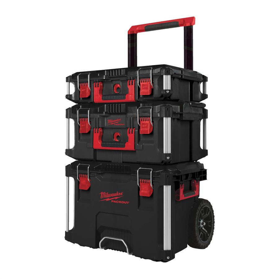 PACKOUT Starter-Set 1    3-teilig PACKOUT Trolley-Koffer, Koffer groß u. Koffer - 1 Stück